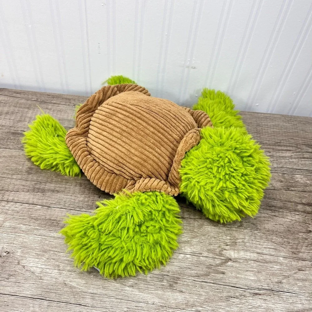 Turtle Plush, Stuffed‎ Animal, Plush Toy, Fiesta Scruffy, 13 Inches, Green/Brown